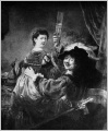 Рембрандт ван Рийн. ''Автопортрет художника с женой Саскией''