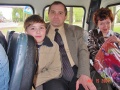 В маршрутном такси едут: Максим - сын Андрея Баляна, сам Андрей, Анжелика Коптилова (Ратенов).